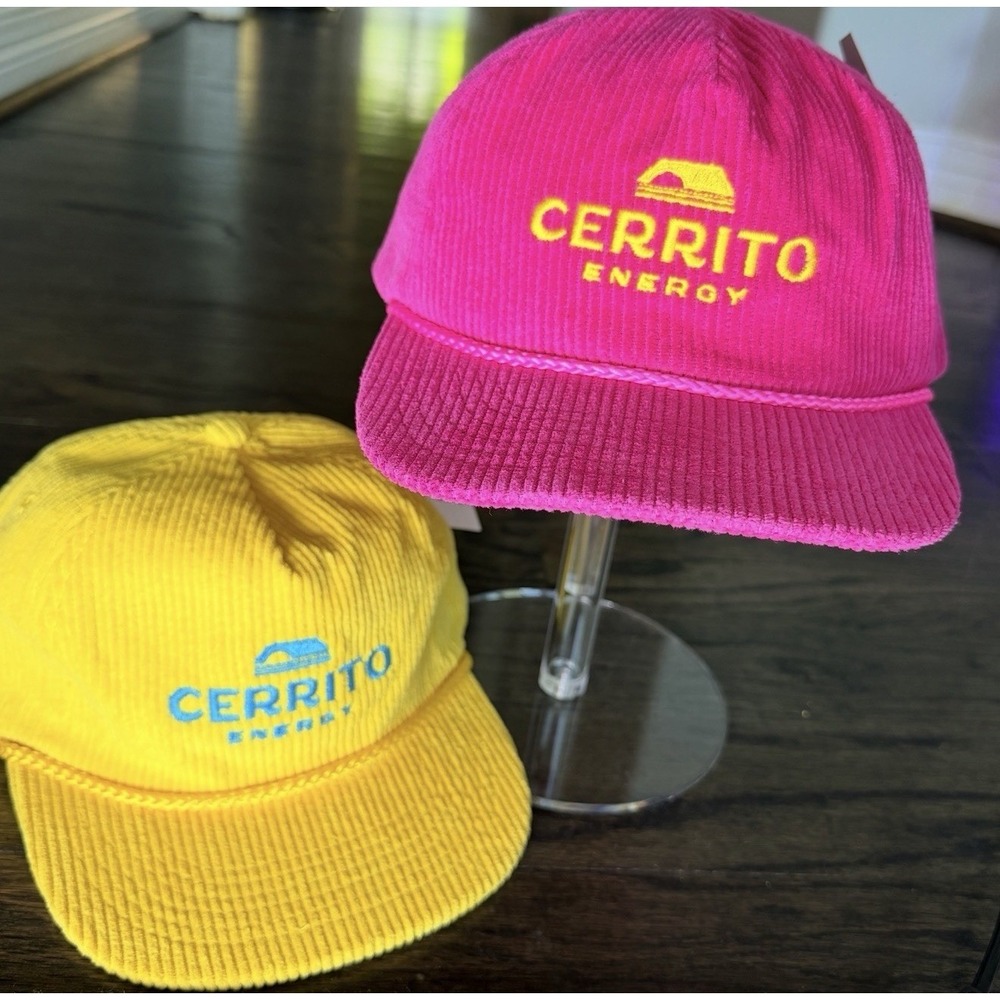 Neon Pink Yellow Corduroy Rope Snapback Hat NWT Streetwear Festival Cap - Picture 3 of 6